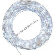 Lotti LED mikro f�nyf�z�r 30 LED 3m id�z�t� 47204 feh�r elemes belt�r �s k�lt�r