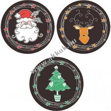 Gobo �veg 3db/csomag 46054 Mikul�s/Szarvas/Kar�csonyfa LED Professional S3 836135-836145