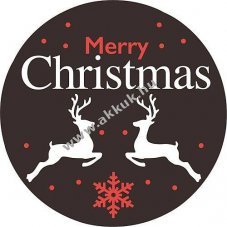 Gobo Merry Christmas �veg 37mm 23mm 45842