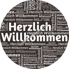 Gobo �veg Herzlich Willkommen k�ls� O37mm k�p-O23mm modell 47266
