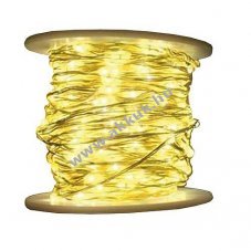 Lotti mikro LED f�nyf�z�r 100 LED melegfeh�r 10m 49482 elemes