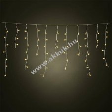 Konstsmide LED j�gz�por f�nyf�gg�ny 200LED melegfeh�r belt�r/k�lt�r 5m vil�g�tott 15m 3672-103