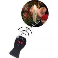 Konstsmide vezet�k n�lk�li LED gyertya 10db 1901-100 melegfeh�r t�vir�ny�t�val elemes