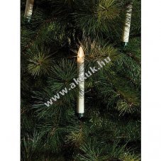 Konstsmide 5db/csomag vezet�k n�lk�li LED gyertya 1935-100 melegfeh�r IP44 elemmel