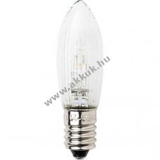 Konstsmide bord�zott topk�rte LED p�tl�mpa E10 24V 0,3W meleg feh�r