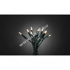 Konstsmide LED minil�nc One String 50 LED melegfeh�r 230V 7,35m z�ld 6303-120