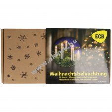 EGB belt�ri f�nyf�z�r 15db gy�ngyh�z csepp diz�jn 7m vil�g�tott hossz 8,5m T�V/GS