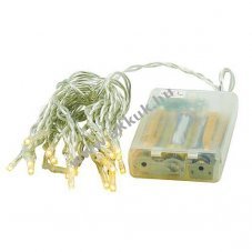 EGB LED mini f�nyf�z�r 20 LED 3xAA Mignon ceruza elemr�l timer melegfeh�r 2,85m