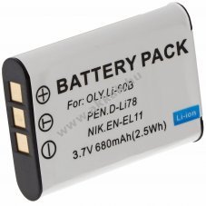 Helyettes�t� akku Nikon EN-EL11 3,7V 570-680mAh Li-Ion