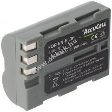 Helyettes�t� akku Nikon EN-EL3e 7,4V 1800mAh Li-Ion