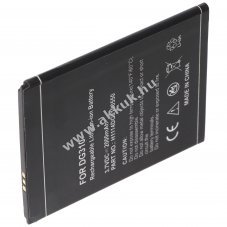 Helyettes�t� akku Doogee DG-310/Titans DG310/Voyager 3.7V 2000mAh 2H1114DG3100550 mobiltelefon
