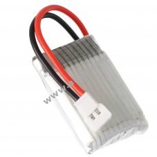 Helyettes�t� akku modell�p�t� 3.7V 250mAh 32,4x19,75x7,85mm 1db/csomag Li-Polymer