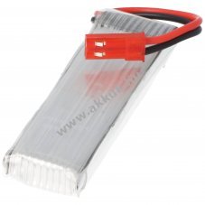 Helyettes�t� akku UDI U818A UDI-050 dr�n 3.7V 500mAh 60x19x8mm 1db/csomag Li-Ion