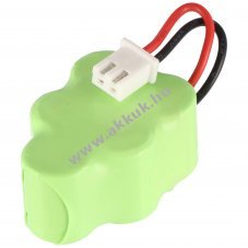 Helyettes�t� akku 6V 150mAh k�bellel �s csatlakoz�val modell�p�t� 30x22x15mm NiMH
