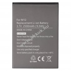 Helyettes�t� akku mobiltelefon Timmy A003 M12 3,7V 2500mAh Li-Ion