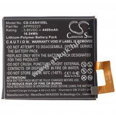 Helyettes�t� akku mobiltelefon CAT S41 APP00223 3.85V 4400mAh Li-Polymer