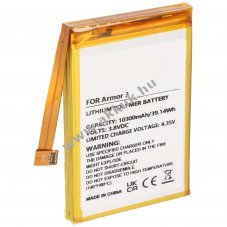 Helyettest akku Ulefone Armor 3 3.8V 10300mAh Li-Polymer