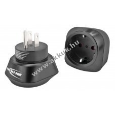 Ansmann utaz�adapter EU-USA B t�pus f�ldelt 125V 15A 1875W