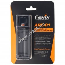 Fenix ARE-D1 egyrekeszes t�lt� 10440/14500/16340/18650/21700/26650 Li-Ion NiMH NiCd