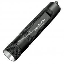 Fenix E01 V2.0 LED kulcstart� zsebl�mpa 13lm fekete