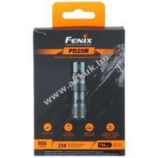 Fenix PD25R LED zsebl�mpa inkl. ARB-L16-700P akku 700mAh Li-Ion