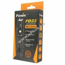 Fenix PD32 V2 2016 zsebl�mpa 18650 akku 2600mAh Li-Ion