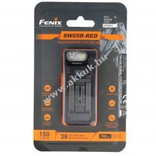 Fenix SW05R-RED LED zsebl�mpa piros f�nnyel, klipp, m�gnes, 200� �ll�that� fej, �jrat�lthet�