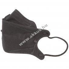 NEOLITIC TECH FFP2 v�d�maszk fekete 10db/csomag DIN EN1492001+A12009 CE0598