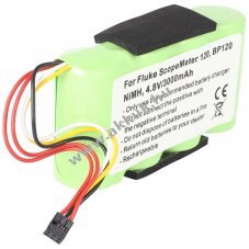 Helyettes�t� akku Fluke ScopeMeter 120 123 124 BP130 m�r�m�szer