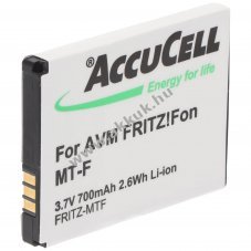 Helyettes�t� akku AVM FRITZFon MT-F dect telefon 3.7V 700mAh 312BAT016 312BAT006 Li-Ion