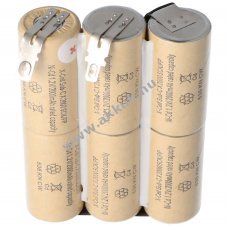 Helyettes�t� akku Gardena ACCU 6 7,2V 2000mAh Bosch AGS70 kerti g�p NiMH