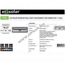 LED falil�mpa 700 lumen 60 LED Li-ion 18650 3,7V