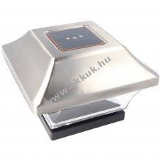 Ker�t�soszlop-l�mpa Napelemes LED-l�mpa ker�t�soszlopok, kerti oszlopfedlapok, ker�t�soszlopok