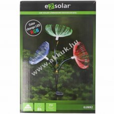 LED kerti vil�g�t�s Pusteblume 3 RGB LED sz�nv�lt�s akkumul�torral �s napelemmel