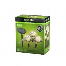 Lotusblume napelemes LED 3db csomag AAA NiMH akkuval