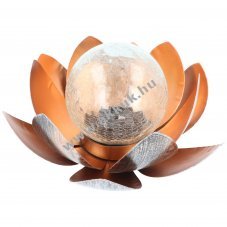Lotusblume Solar LED kert vil�g�t�s RGB sz�nv�lt�s akkuval �s napelemmel
