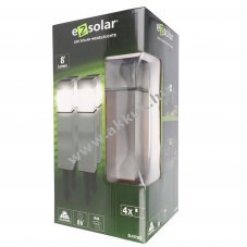 4db LED napelemes kerti vil�g�t�s rozsdamentes ac�l NiMH AA 900mAh