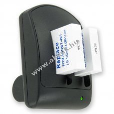 2 fikos akkutlt GoPro Hero 4 akku AHDBT-401 + 2db akku