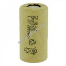 Helyettes�t� akku GP 130SCK Sub-C 1,2V 1300mAh 1db/csomag forrf�l n�lk�l NiCd