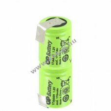 GP GP16AAAM 2,4V 170mAh NiMH akku U-lapokkal