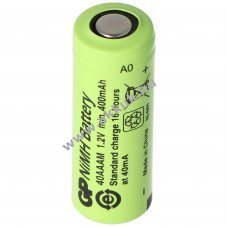 GP GP40AAAM 1,2V 400mAh 2/3AAA forrf�l n�lk�l ipari akku NiMH