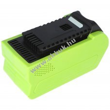 Helyettes�t� akku Greenworks G-MAX 40V 4000mAh kerti g�p 29472,29282 Li-Ion