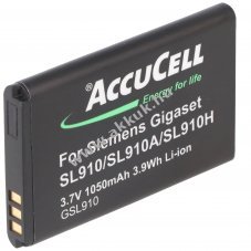 Helyettes�t� akku Siemens Gigaset SL910 3,7V 1050mAh Li-ion