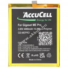 Helyettes�t� akku Gigaset ME Pro mobiltelefon 3.85V 4000mAh 15.4Wh Li-Polymer