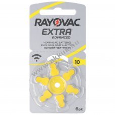 Rayovac Varta HA10 PR70 4610 hall�k�sz�l�k elem 10x 6db/csomag Acoustic Special