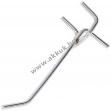 Horganyzott akaszt� ez�st 10cm csomag