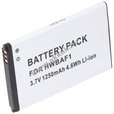 Helyettes�t� akku pda �s mp3 T-Mobile Pulse HB4F1 Huawei HWBAF1 3,7V 1200-1250mAh Li-Ion
