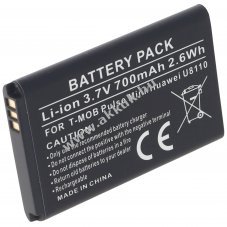 Helyettes�t� akku PDA �s MP3 T-Mobile Pulse Mini/Tap HB5A2H Huawei U8110 U7519 3,7V 700mAh Li-Ion