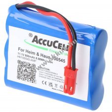 Helyettes�t� akku Heim & Haus 100545 11,1V 800mAh JST csatlakoz� red�nymotor Li-Ion