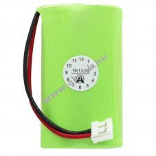 Helyettest akku Panasonic KX-TG2650 KX-TG2670 KX-TG2680 2,4V 1500mAh NiMH
